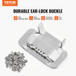 VEVOR Banding Strapping Kit with Strapping Tensioner Tool, 100 ft Length 304 Stainless Steel Banding, 100 Metal Seals, Pallet Packaging Strapping Banding Kit, Banding Packaging Strapping for Packing