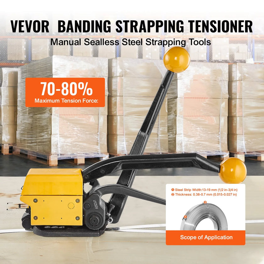 VEVOR Steel Strapping Tool for 1/2