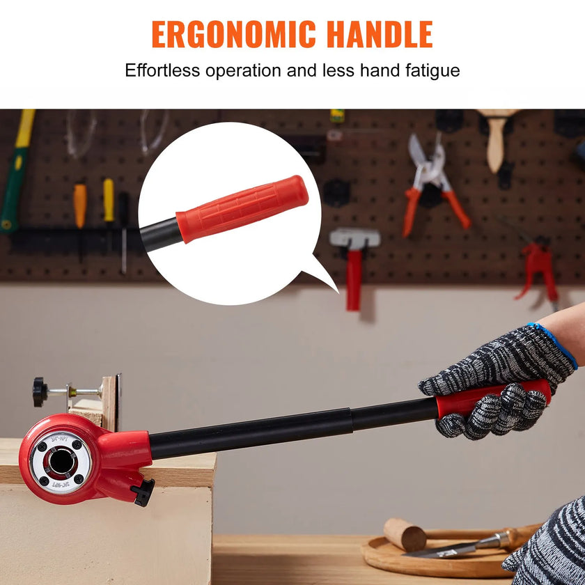 VEVOR Ratchet Pipe Threader Kit, 1/2