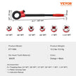 VEVOR Ratchet Pipe Threader Kit, 1/4