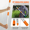 VEVOR Manual Pole Saw,4.6-12.1 ft Extendable Tree Pruner, Sharp Steel Blade for High Branches Trimming, Manual Branch Trimmer with Lightweight Aluminum Alloy Handle, for Pruning Palms and Shrubs
