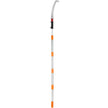 VEVOR Manual Pole Saw,4.6-12.1 ft Extendable Tree Pruner, Sharp Steel Blade for High Branches Trimming, Manual Branch Trimmer with Lightweight Aluminum Alloy Handle, for Pruning Palms and Shrubs
