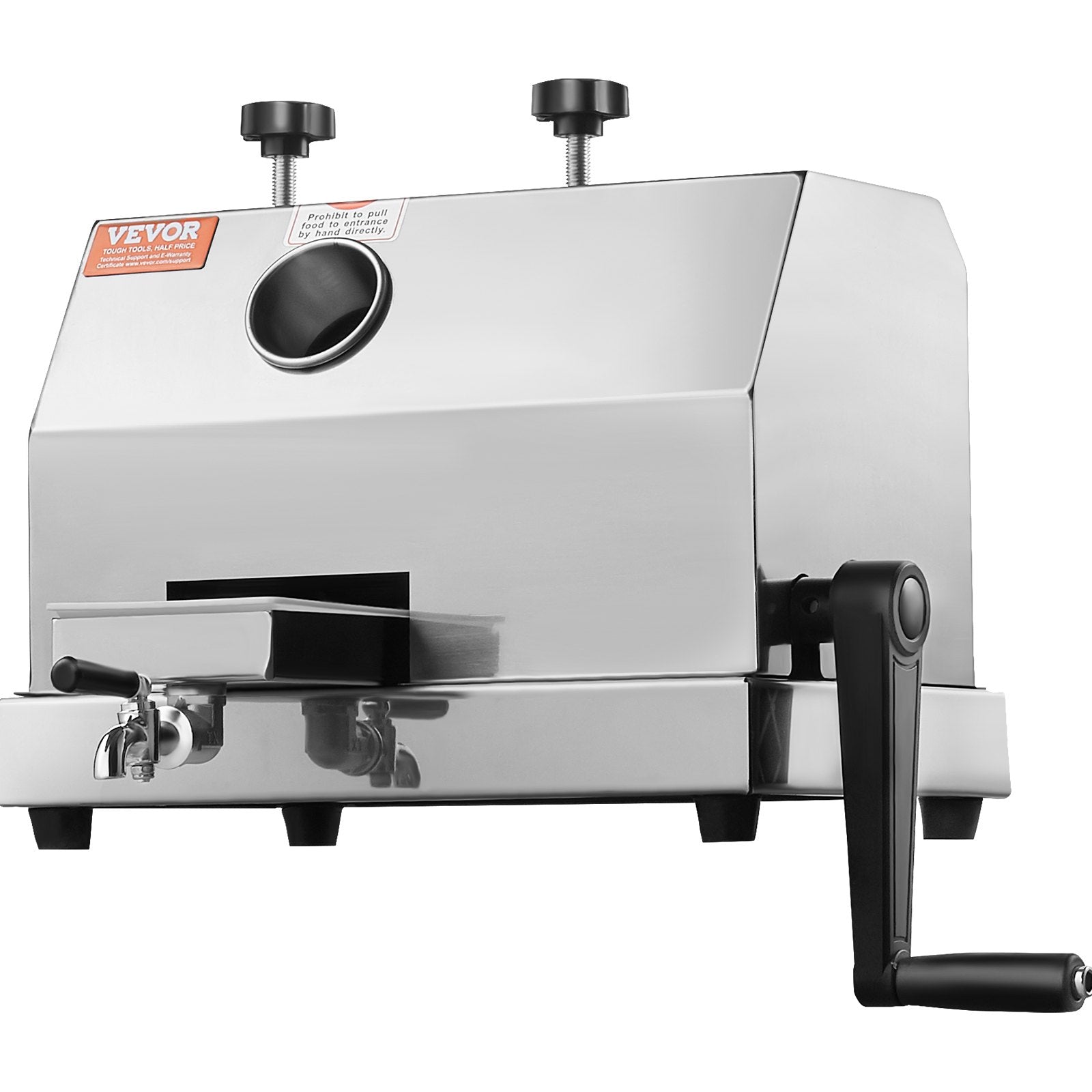 VEVOR Commercial Sugar Cane Juicer, 110LBS/H High Output Sugarcane Juicer Machine with 3 Stainless Steel Rollers, 2.4