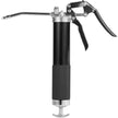 VEVOR Pistol Grip Grease Gun, 6000 PSI, 14 OZ / 400 CC Capacity Heavy Duty Professional Grease Gun, with 19.69 Inch Flexible Hose 2 Black Flat Couplers, 1 Pointed Coupler, and 2 Rigid Metal Pipe