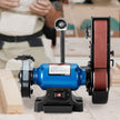 VEVOR 2 IN 1 2inch Belt Grinder for Knife Making 6inch 3450rpm per min Belt and Disc Bench Sander 90 Degree Belt Holder with Sturdy Base and LED Working Lamp