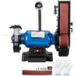 VEVOR 2 IN 1 2inch Belt Grinder for Knife Making 6inch 3450rpm per min Belt and Disc Bench Sander 90 Degree Belt Holder with Sturdy Base and LED Working Lamp