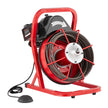 VEVOR Drain Cleaner Machine Drain Auger 50FT x 3/8 Inch Manual Feed & 4 Cutters