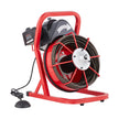 VEVOR Drain Cleaner Machine Drain Auger 75FT x 3/8 Inch Manual Feed & 4 Cutters
