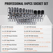 VEVOR 121-Piece Mechanics Tool Set 1/4