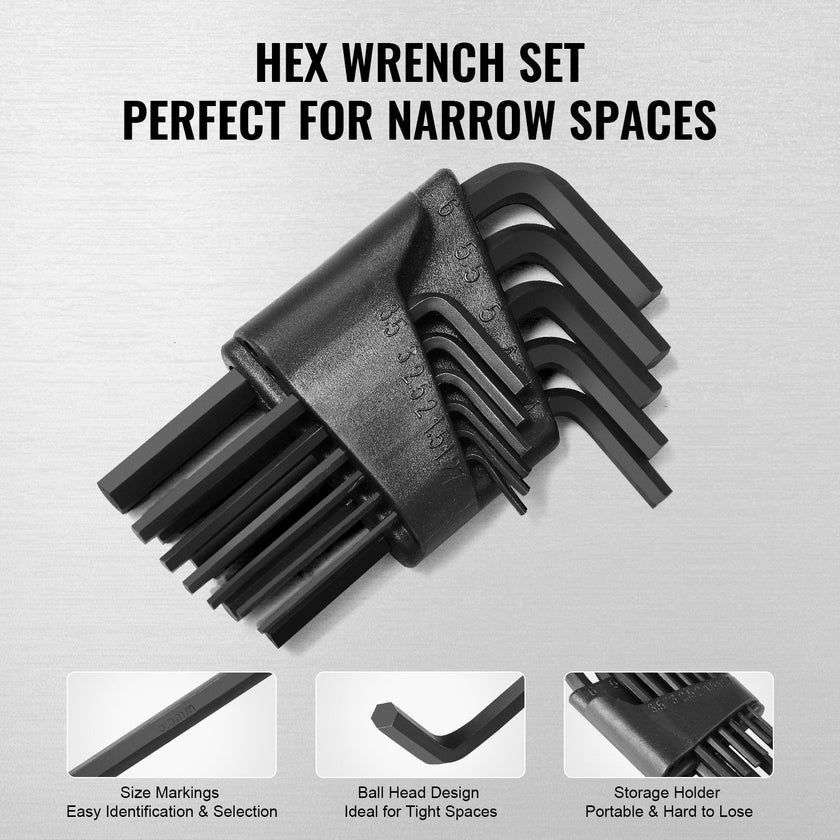 VEVOR 121-Piece Mechanics Tool Set 1/4