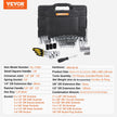 VEVOR 121-Piece Mechanics Tool Set 1/4