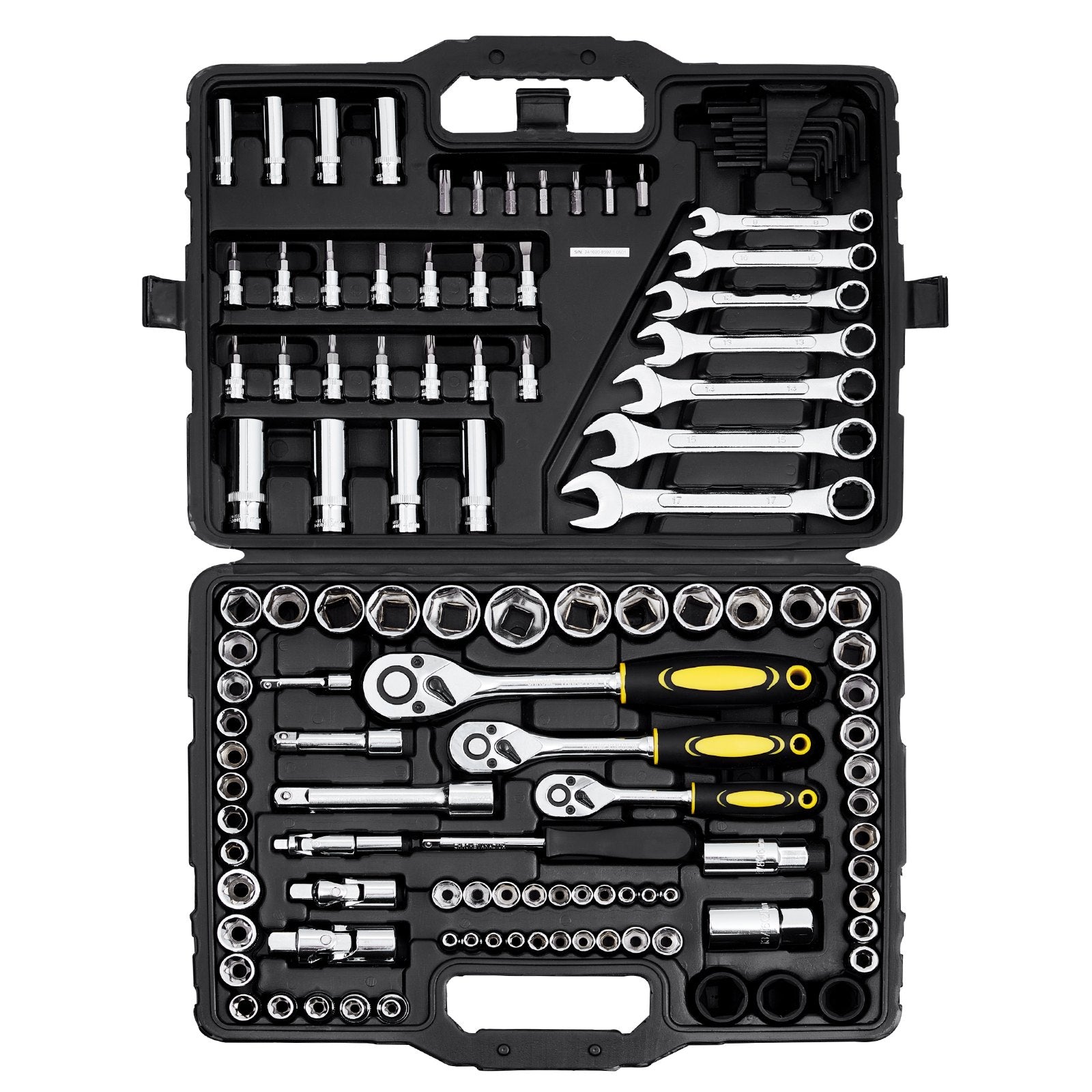 VEVOR 121-Piece Mechanics Tool Set 1/4