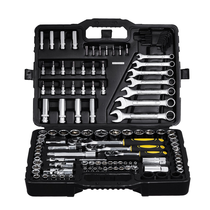 VEVOR 121-Piece Mechanics Tool Set 1/4