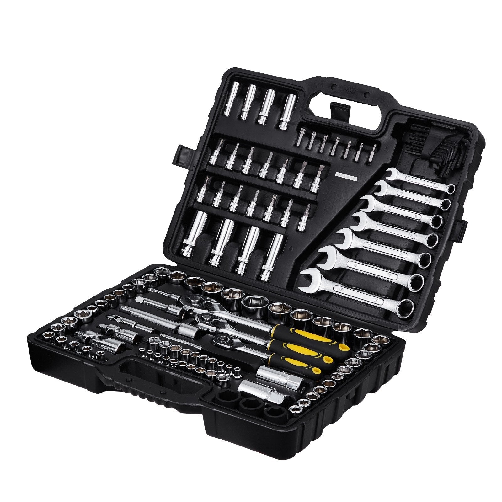 VEVOR 121-Piece Mechanics Tool Set 1/4