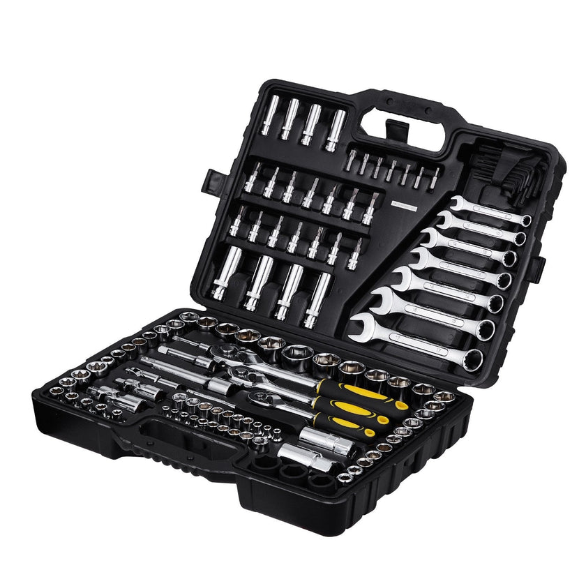 VEVOR 121-Piece Mechanics Tool Set 1/4