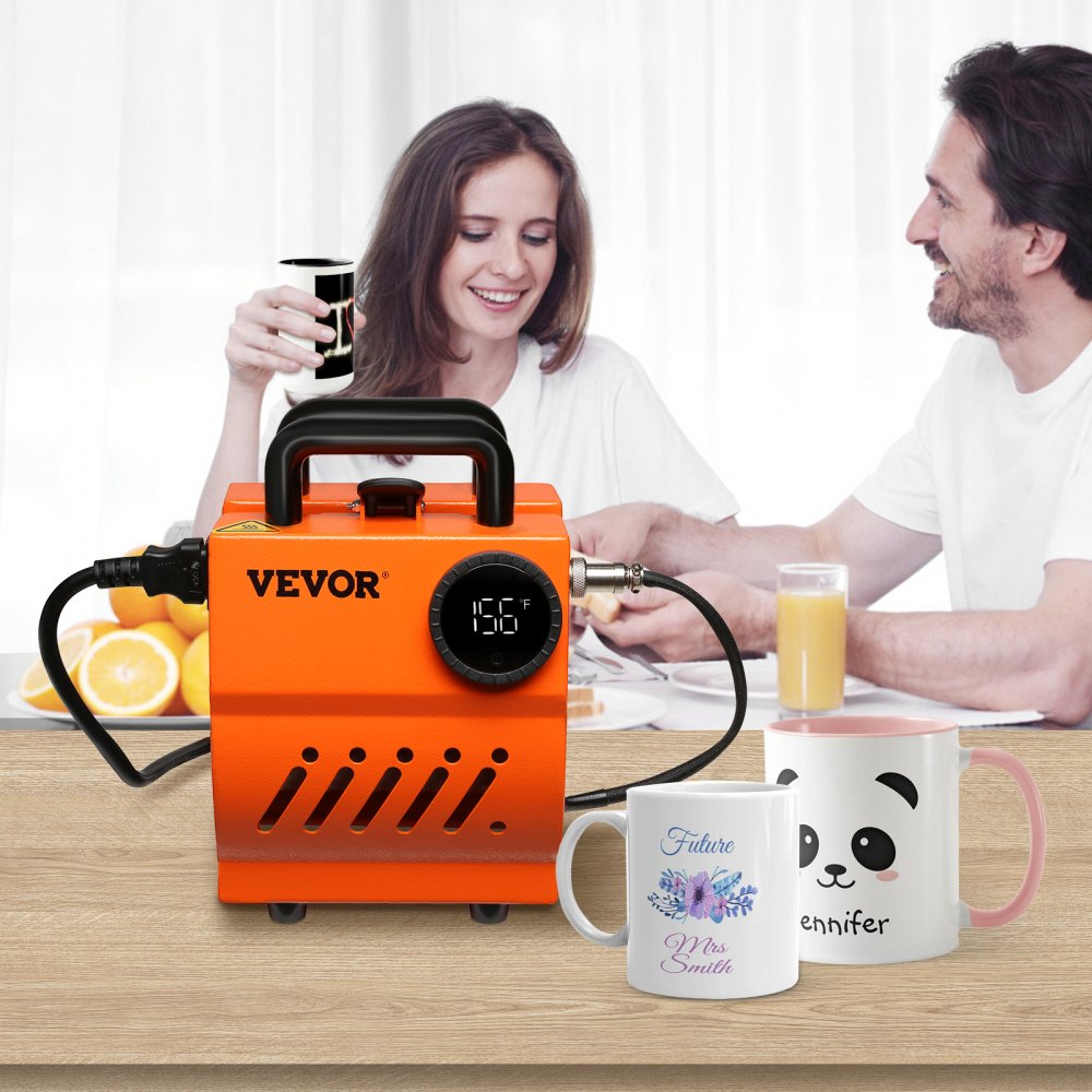 VEVOR Mug Heat Press Mini Cup Press Machine DIY Sublimation Blanks 11-15oz