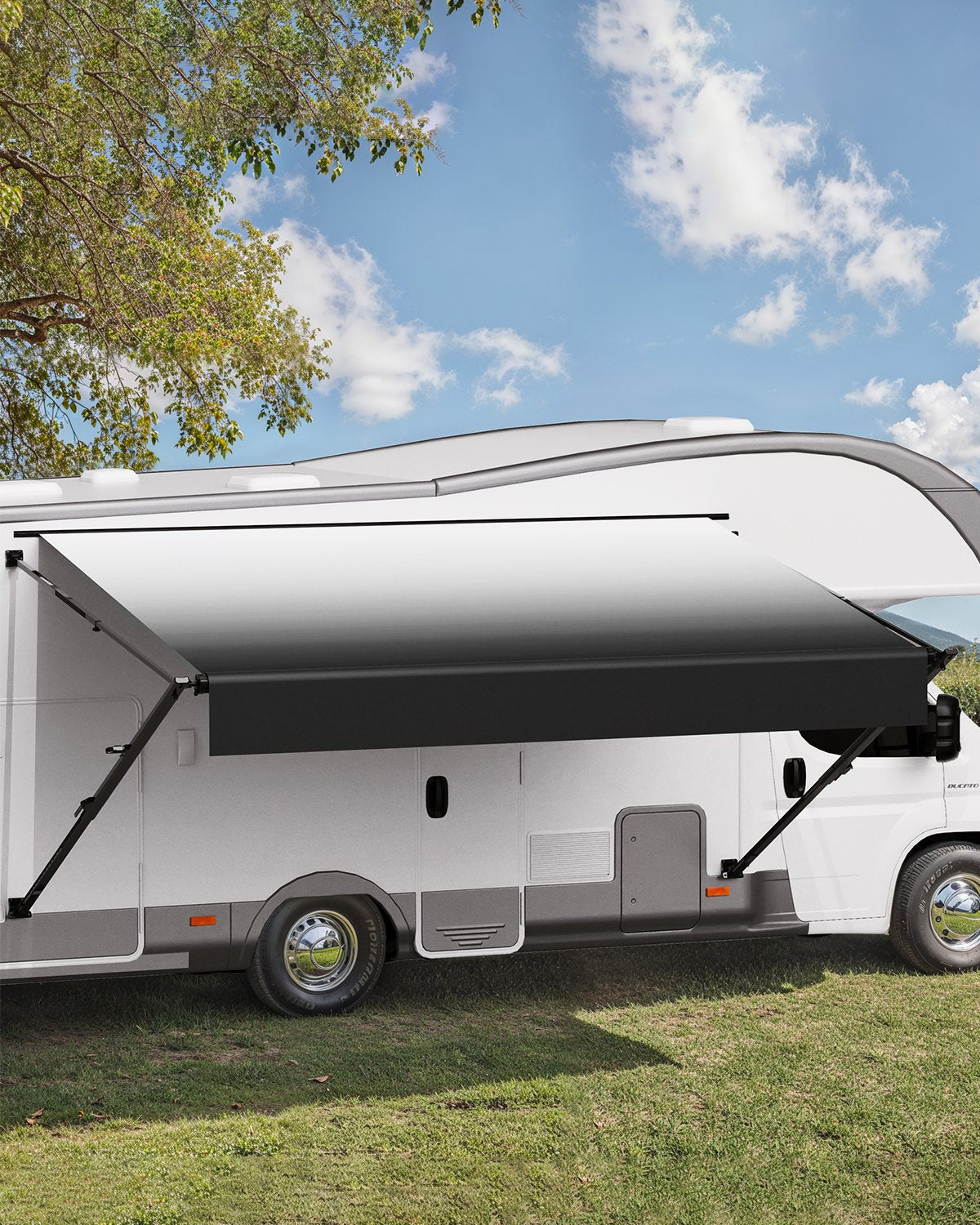 VEVOR 14' RV Replacement Awning Manual Trailer Awning for Most RVs
