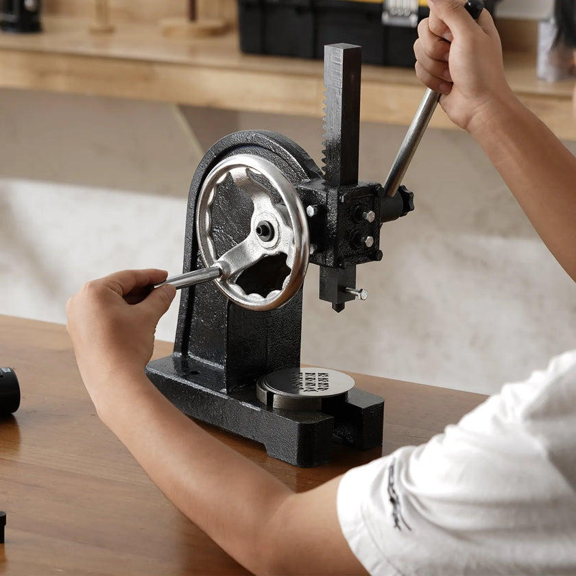 VEVOR Arbor Press, 1 Ton Manual Arbor Press with Handwheel, 5.9