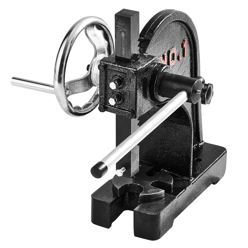 VEVOR Arbor Press, 1 Ton Manual Arbor Press with Handwheel, 5.9