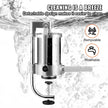 VEVOR Sausage Stuffer, 2.5LBS/1.5L Capacity, 304 Stainless Steel Vertical Sausage Stuffer, Sausage Filling Machine with 3 Stuffing Tubes, Suction Base and Manual Crank for Household or Commercial Use