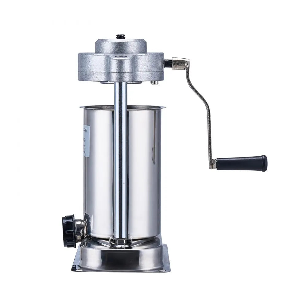 VEVOR Manual Sausage Stuffer 2 L Vertical Sausage Machine 304 Stainless Steel