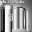 VEVOR Sausage Stuffer, 5LBS/3L Capacity, 304 Stainless Steel Vertical Sausage Stuffer, Sausage Filling Machine with 3 Stuffing Tubes, Suction Base and Manual Crank for Household or Commercial Use