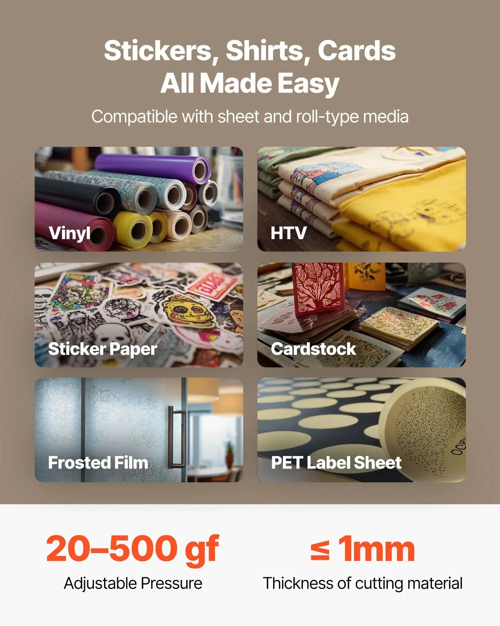 VEVOR Vinyl Cutter Machine, 28 inch Max Feed Width, Dual Blades, Adjustable Force and Speed, LED Display, Vinyl Plotter Cutter Printer with Signmaster Software for Compatible with Windows and macOS