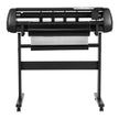 VEVOR Vinyl Cutter Machine, 34 inch Max Feed Width, Dual Blades, Adjustable Force and Speed, LED Display, Vinyl Plotter Cutter Printer Bundle with Sticker Sheets, Transfer Film, Signmaster Software
