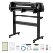 VEVOR Vinyl Cutter Machine, 34 inch Max Feed Width, Dual Blades, Adjustable Force and Speed, LED Display, Vinyl Plotter Cutter Printer with Signmaster Software for Compatible with Windows and macOS