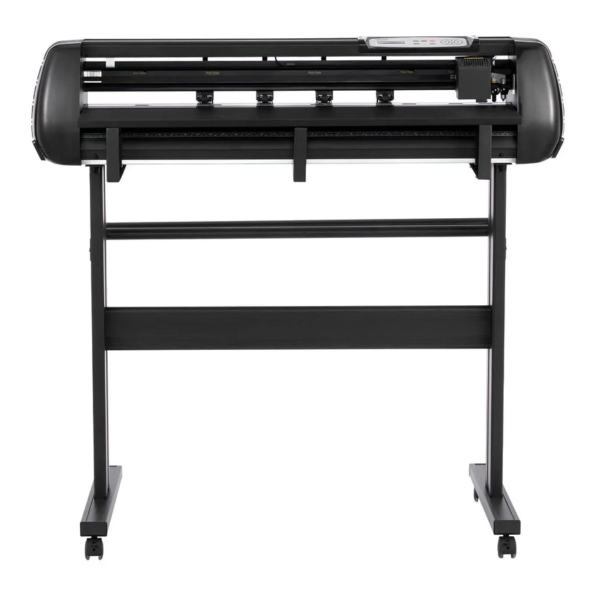 VEVOR Vinyl Cutter Machine, 34 inch Max Feed Width, Dual Blades, Adjustable Force and Speed, LED Display, Vinyl Plotter Cutter Printer with Signmaster Software for Compatible with Windows and macOS