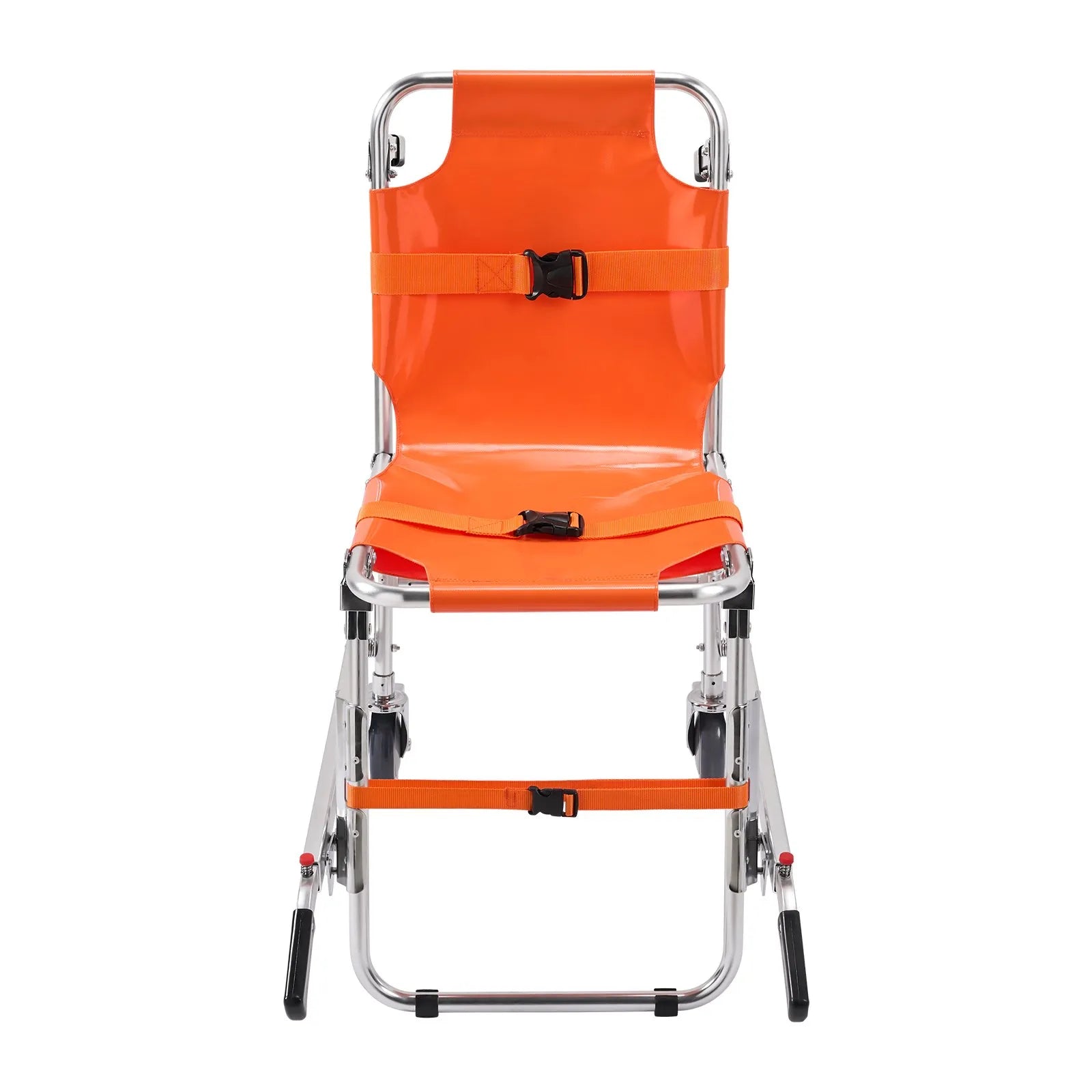 VEVOR EMS Stair Chair, 350 lbs Load Capacity, Foldable Aluminum Emergency Stair Climbing Wheelchair with 2 Wheels, Portable Stair Lift Chair Ambulance Firefighter Evacuation Use for Elderly, Disabled