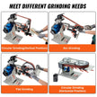VEVOR Belt Grinder Sander 72 x 2-Inch Belt Polisher with VFD 3 Grinding Moulds