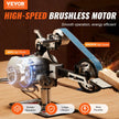 VEVOR Belt Grinder Sander, 30 x 1-Inch Variable Speed Belt Polisher with VFD, 550W Polishing Grinding Machine with 2 Grinding Moulds & 3PCS Sanding Belts for Metalworking, Knife Making