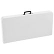 VEVOR Mahjong Table Fold-in-Half 4 Player Card Table & Wear-Resistant Tabletop