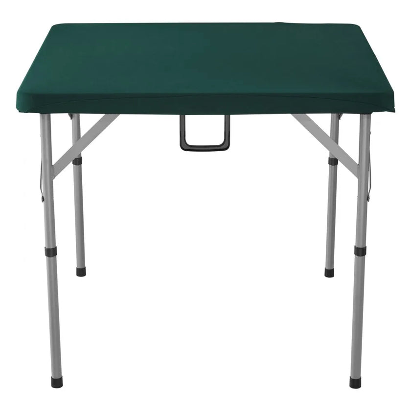 VEVOR Mahjong Table Fold-in-Half 4 Player Card Table & Wear-Resistant Tabletop