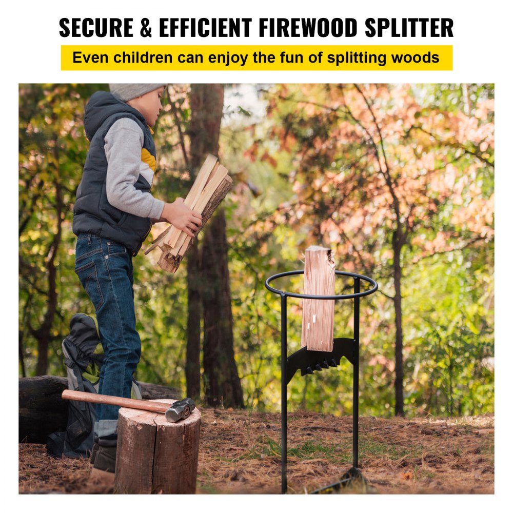 VEVOR Firewood Splitter, Q235 Steel Wood Splitter Wedge, for Splitting 8