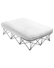VEVOR Air Mattress with Frame & Pump 2 Person Blow Up Camping Mattress 600lbs