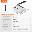 VEVOR Paper Cutter, Guillotine Trimmer, 15