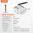 VEVOR Paper Cutter, Guillotine Trimmer, 18