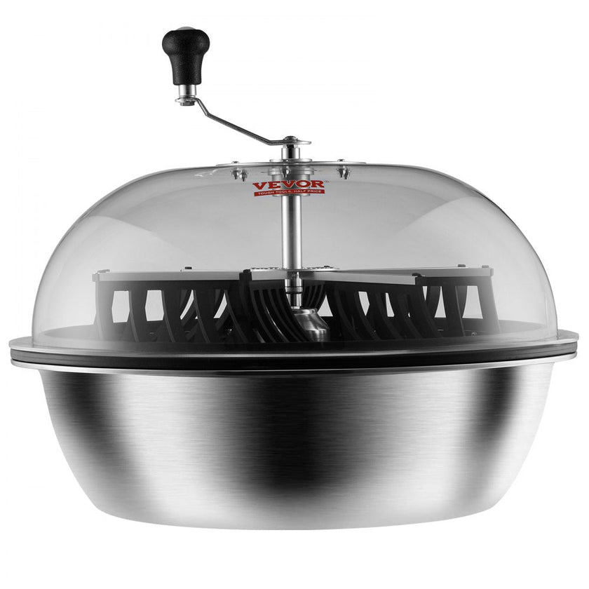 VEVOR Leaf Bowl Trimmer, 24'' Trimmer Bowl, Manual Bud Trimmer with Stainless-Steel Blades for Twisted Spin Cut, Clear Visibility Dome and Hand Pruner Included, for Cutting Leaves, Buds, Flowers