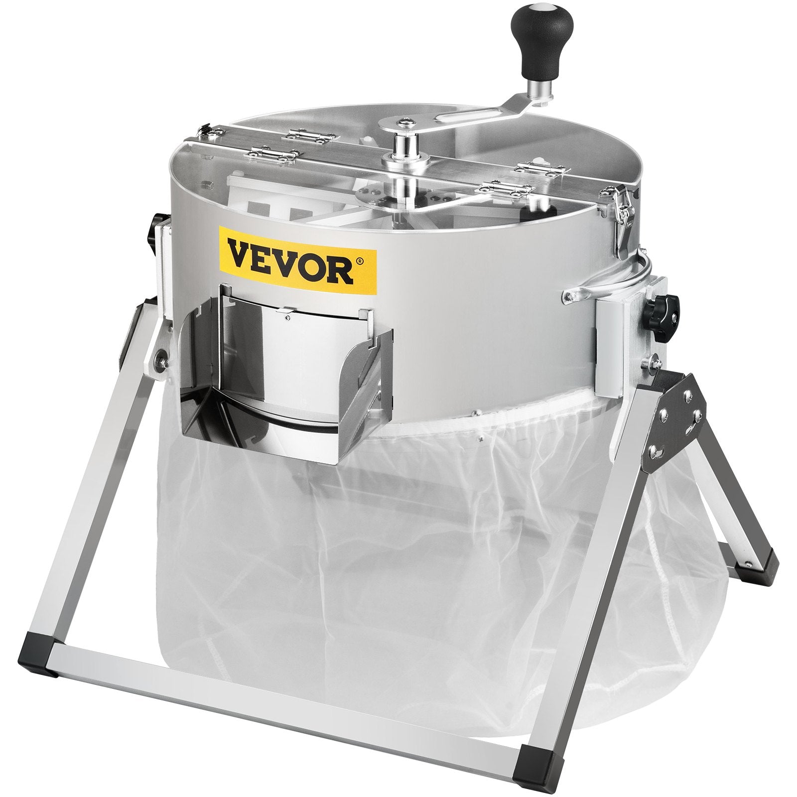 VEVOR Bud Leaf Trimmer, 16 inch Manual Hydroponic Dry or Wet Plant Trimming Machine, with Sharp Stainless Steel Blades & Solid Metal Gearbox, Twisted Spin Cut for Flowers, Leaves, Herbs
