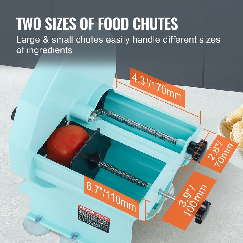VEVOR Manual Vegetable Fruit Slicer, 0-0.5