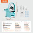 VEVOR Manual Vegetable Fruit Slicer, 0-0.5