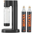 VEVOR Sparkling Water Maker, Soda Maker Machine for Home Carbonating, Seltzer Water Starter Kit with BPA-free 1L PET Bottle, 2 CO2 Cylinders, Compatible with Mainstream Screw-in 60L CO2 Cylinder