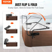 VEVOR Hot Tub Cover Lift, Spa Cover Lift, Height 31.5