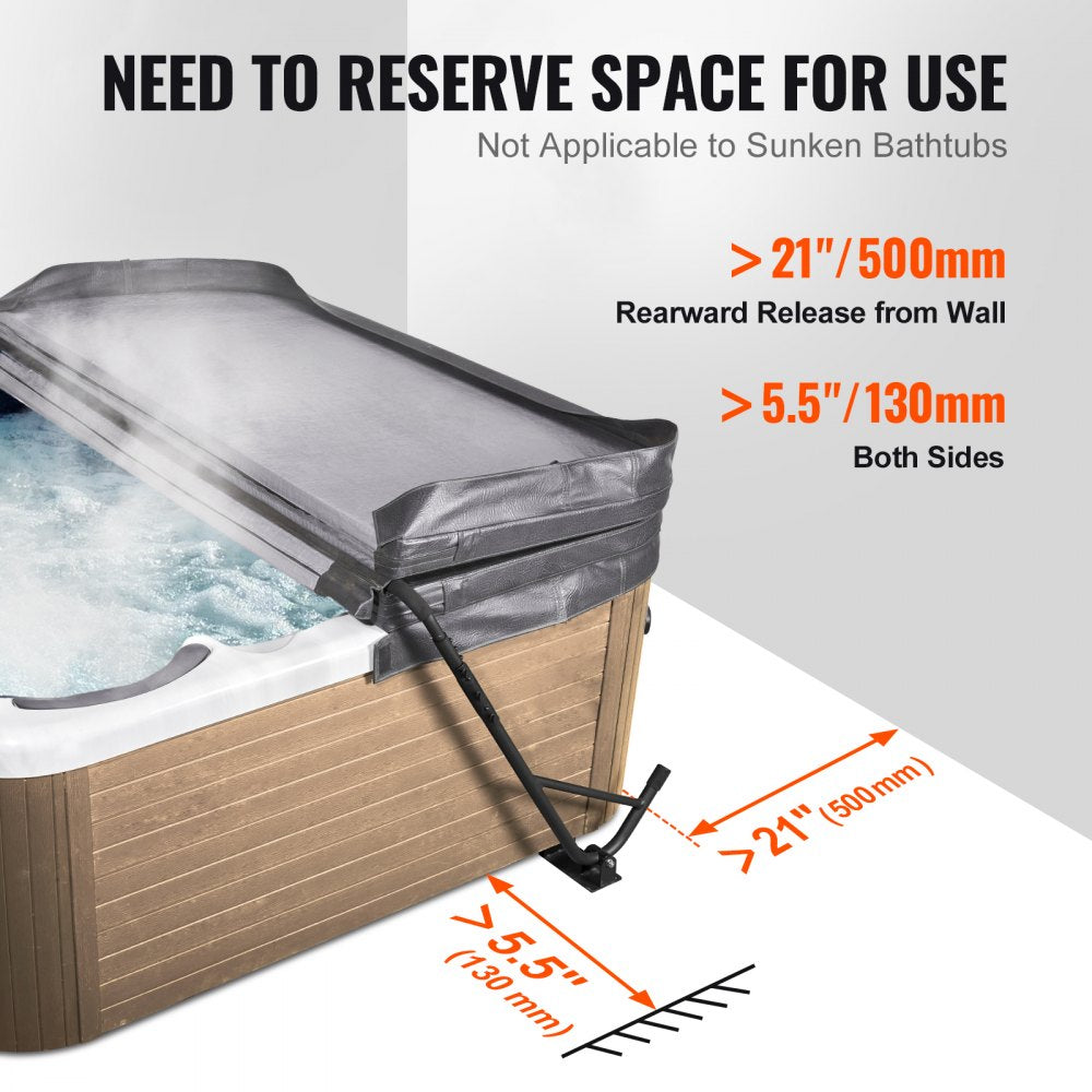 VEVOR Hot Tub Cover Lift, Spa Cover Lift, Height 31.5