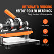 VEVOR Leather Cutting Machine, 7.1 x 3.9 in Embossing Plate Manual Die Cutter, 0.47 in Pressure Stroke Leather Embossing Machine, Dual Guide Shafts Die Cut Machine for Various of Materials