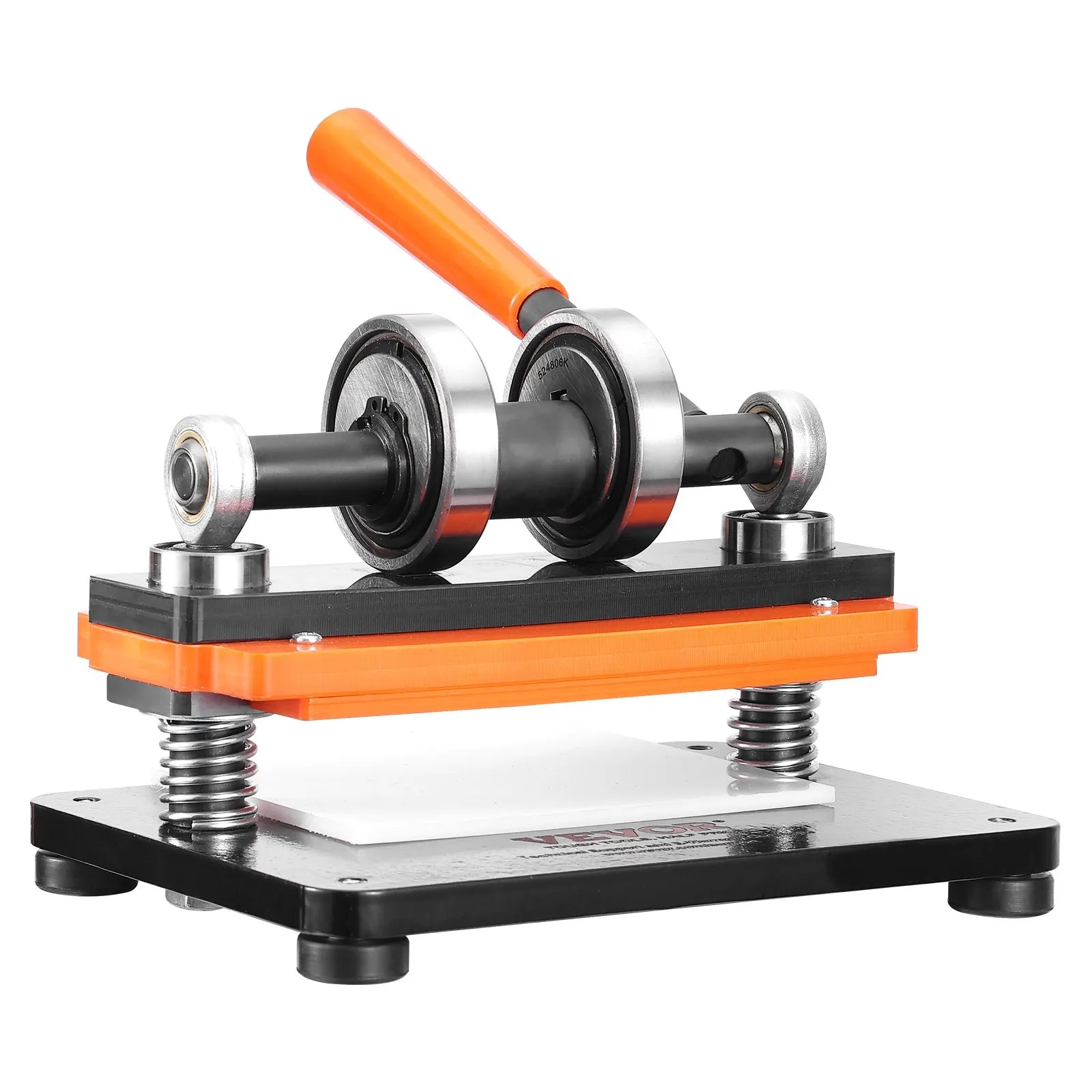 VEVOR Leather Cutting Machine, 7.1 x 3.9 in Embossing Plate Manual Die Cutter, 0.47 in Pressure Stroke Leather Embossing Machine, Dual Guide Shafts Die Cut Machine for Various of Materials