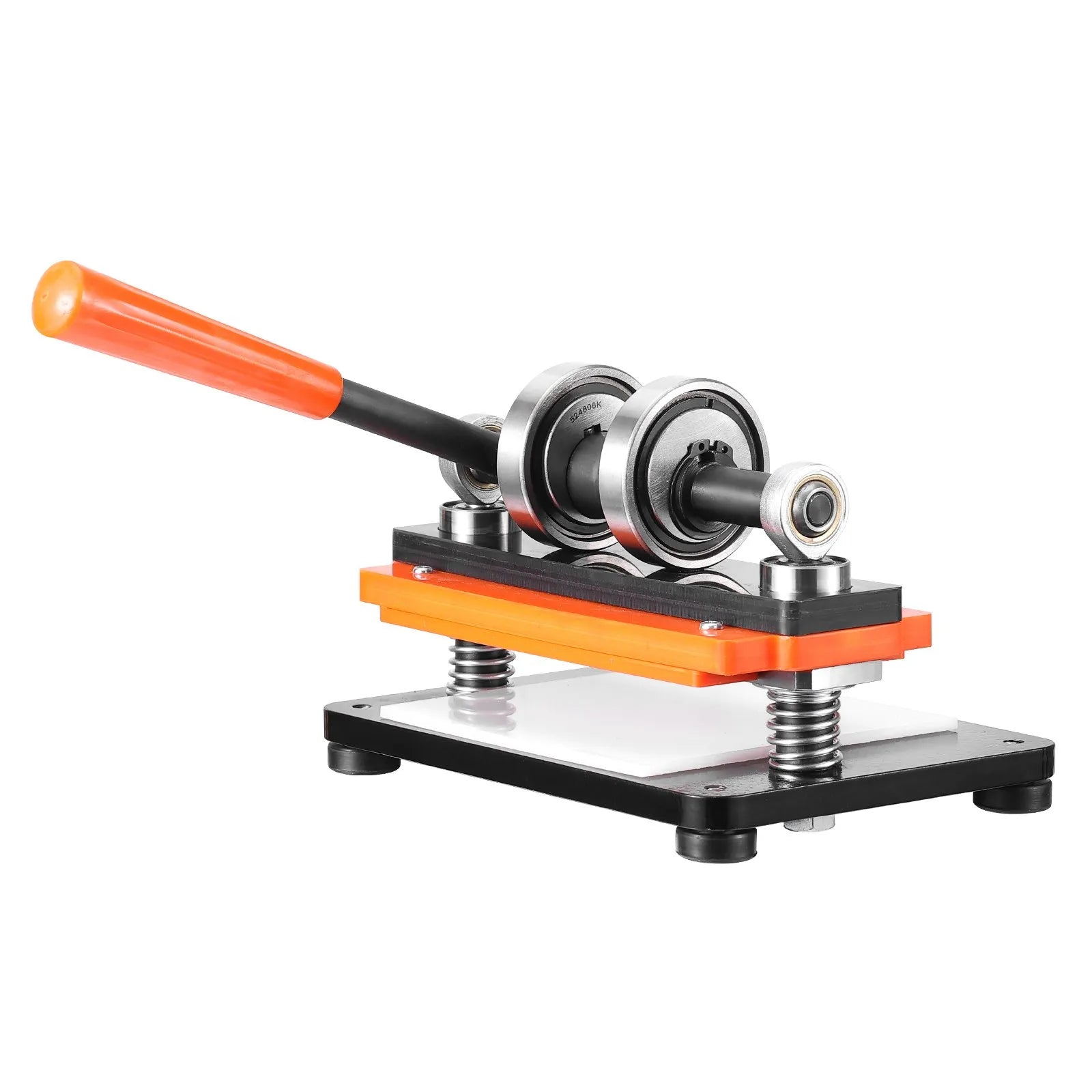 VEVOR Leather Cutting Machine, 7.1 x 3.9 in Embossing Plate Manual Die Cutter, 0.47 in Pressure Stroke Leather Embossing Machine, Dual Guide Shafts Die Cut Machine for Various of Materials
