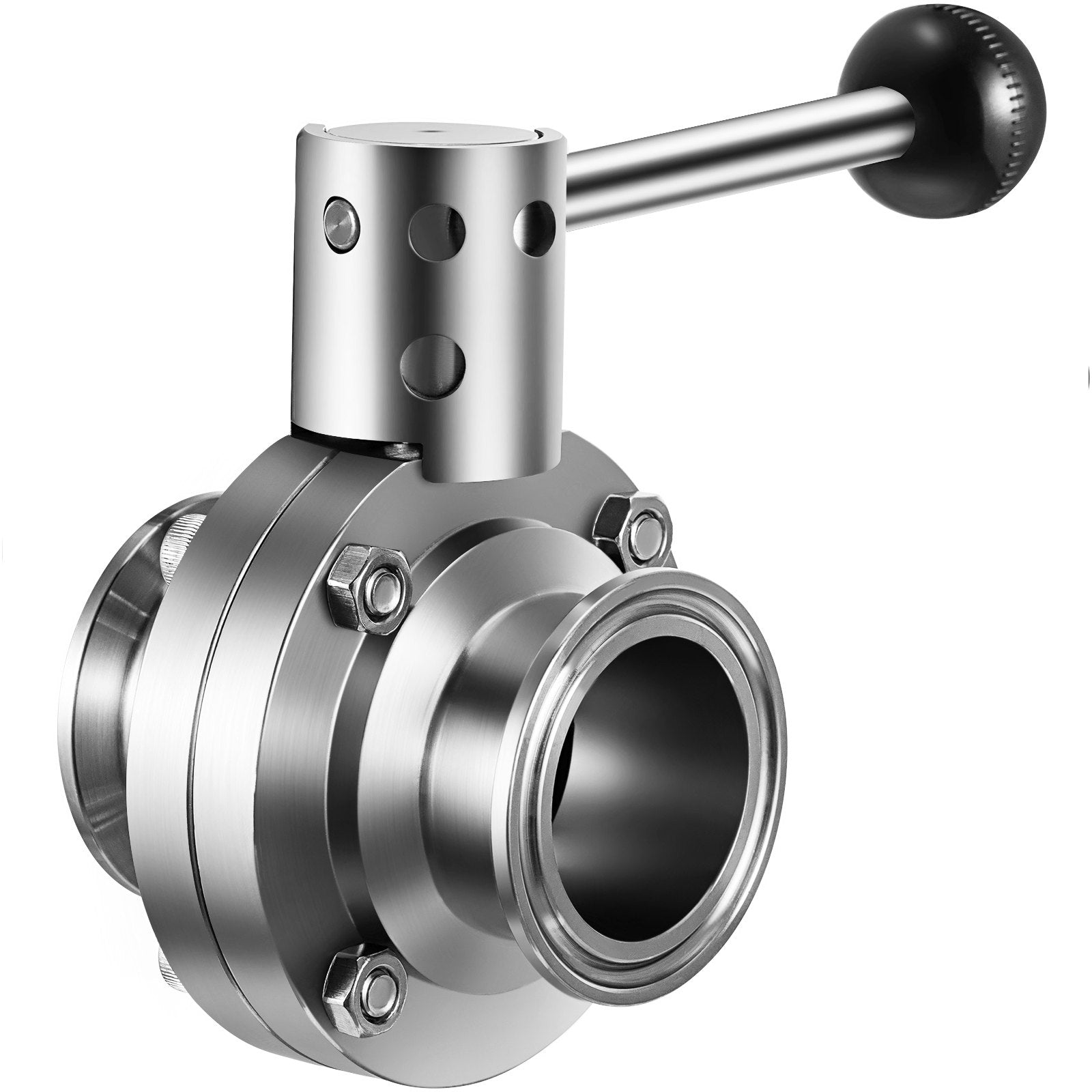 VEVOR Sanitary Butterfly Valve 1 Pack Stainless Butterfly Valve 3